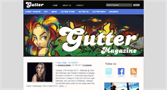 Desktop Screenshot of guttermagazine.com