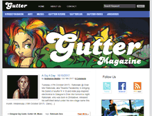Tablet Screenshot of guttermagazine.com